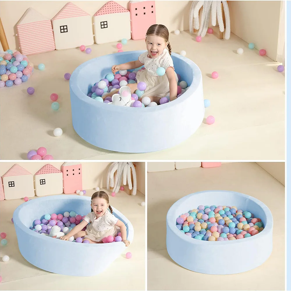 wholesale Super Large Ball Pit, Soft Kids Ball Pool Indoor Outdoor, Soft Foam Foldable Crawling Fence Children's Playground free