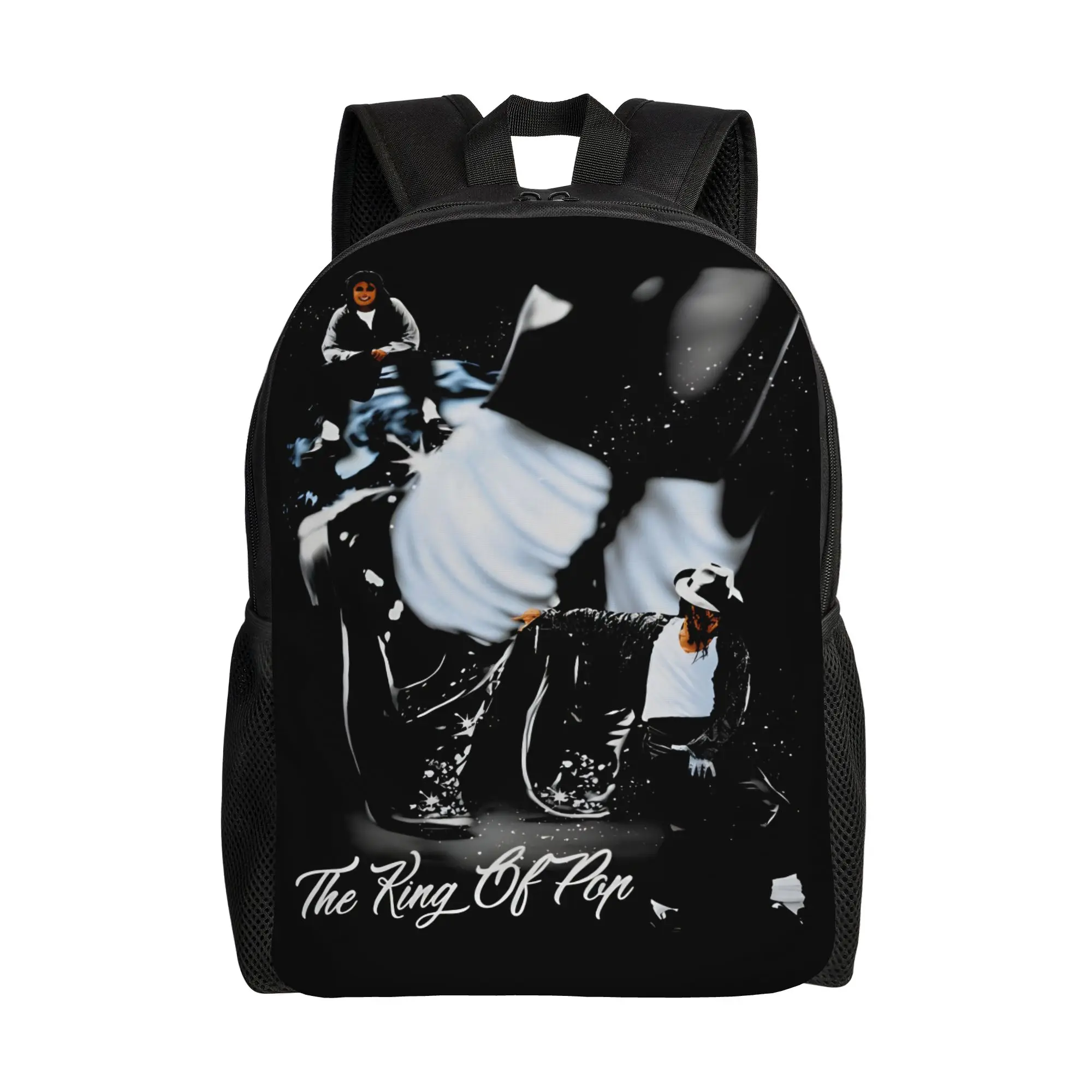 Back to school season Light MJ King of Pop10 Laptop Bag  Ladies Backpack Backpack