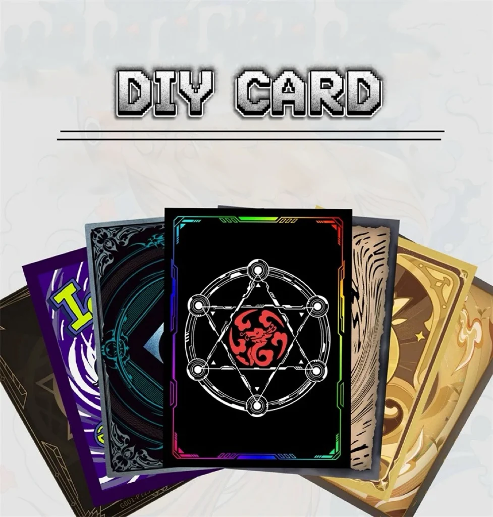 การ์ดเกมแบบกำหนดเอง ฟอยล์/การ์ดธรรมดา DIY TCG การ์ดส่วนตัว เกมกระดาน เกมปาร์ตี้ MTG/PTCG สำหรับรูปภาพใดก็ได้