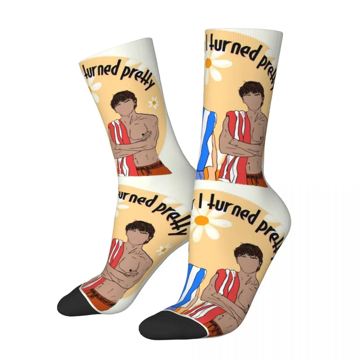 Hip Hop Men Socks The Summer I Turned Pretty Merchandise Super Soft Jenny Han High Quality Sock All Seasons