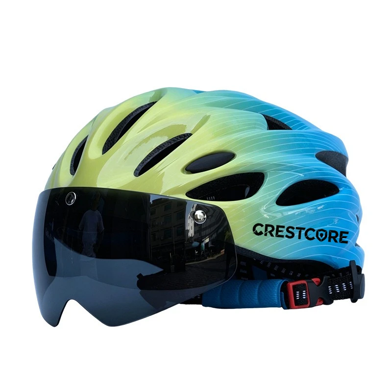 CrestCore 2026 New Magnetic Visor Helmet for Kids Suitable for Cycling Skating and Skateboarding Safety Helmet for Balance Bikes