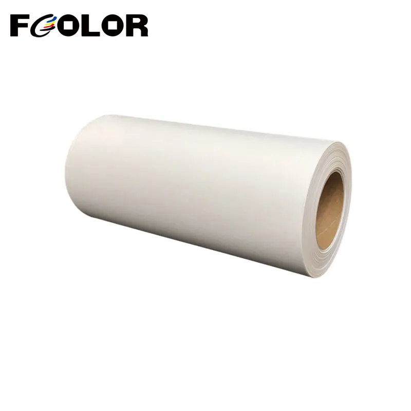 Fcolor DTF Film Roll 30cm/33cm*100m Heat Transfer Film Tear At Will for Epson L1800 XP600 L805 A3 DTF Printer Hot Peel PET Film