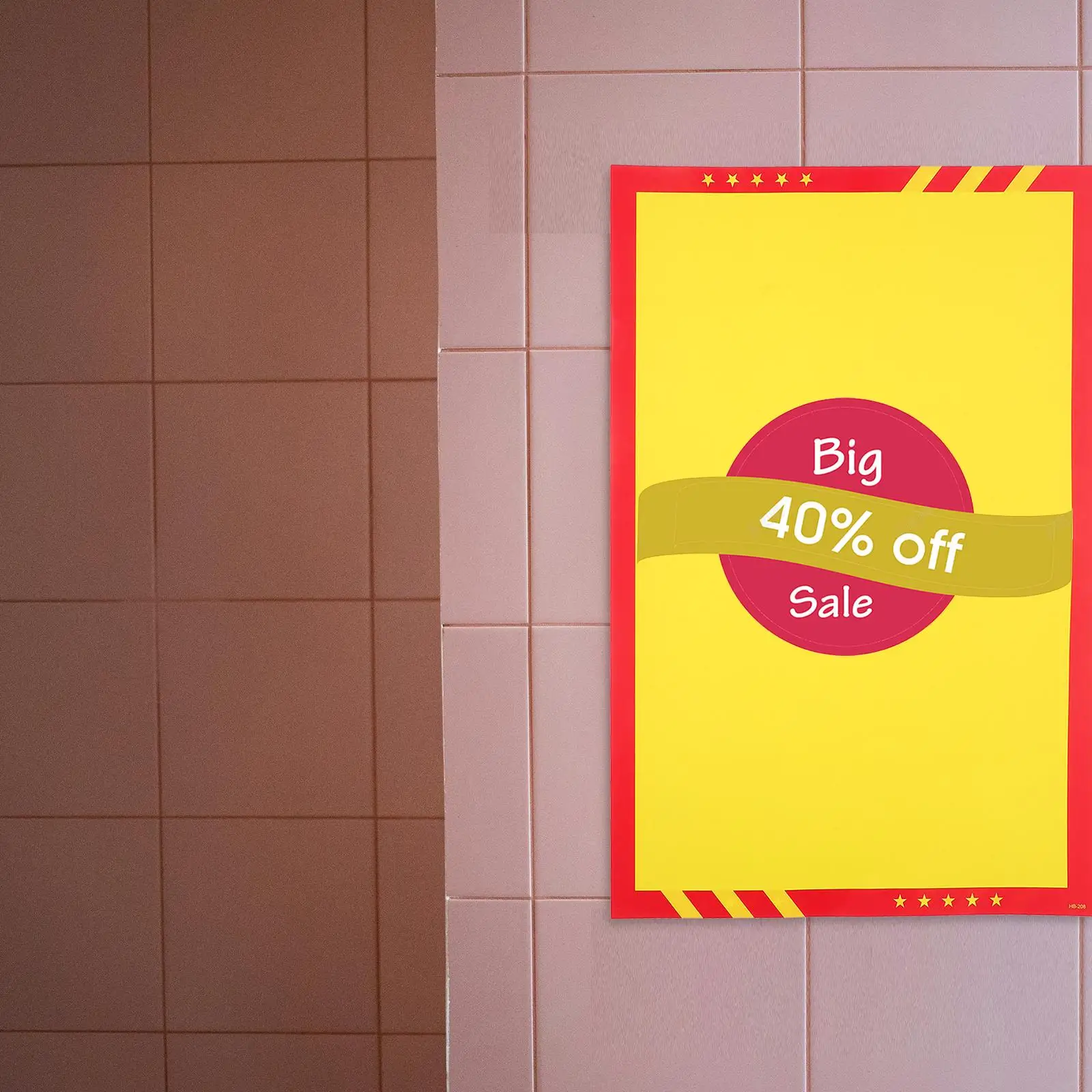 20 Pcs Poster Advertising Paper Retail Signs Rustic Sale Price Tag Commodity Blank Coated Cards for Shopping