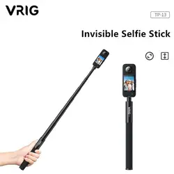 VRIG 130CM Action Camera Tripod Monopod Extendable Selfie Stick Pole 1/4'' for GoPro 12 11 10 9 8 7 6 insta360 X2 X3 Handgrip