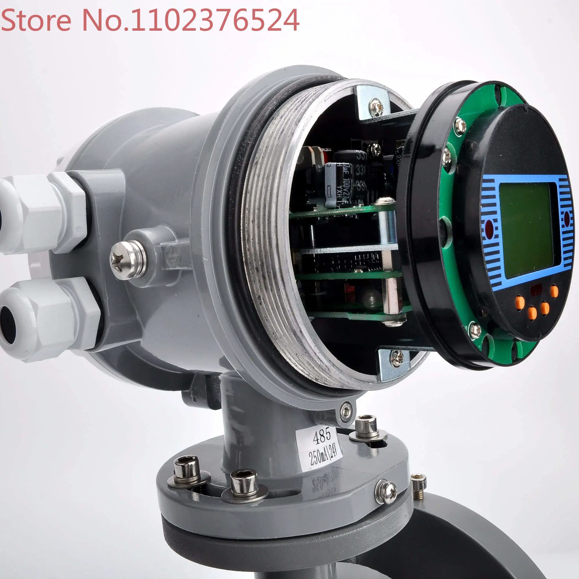 

Stainless steel digital electromagnetic flowmeter sea water Soda acid liquid magnetic water flow sensor