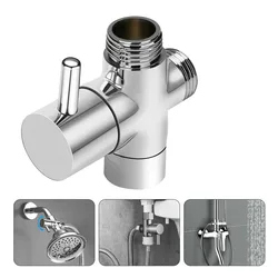 1pcs Shower Diverter Valve Bathroom Faucet Switch Valve Shower Tap Connector Splitter Water Diverter Valve Bathroom Accessorie