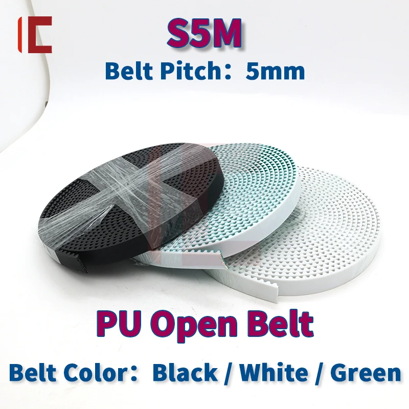 

PU S5M Open Belt STD5M Belts S5M Synchronous Belt S5M 15mm 20mm 25mm 30mm For CNC STD 5M Polyurethane Steel Belt S5M Timing Belt