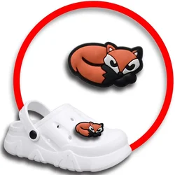 Fox Animal Schoenbedels voor Crocs Accessoires Sandalen Vrouwen Klompen Pins Schoendecoraties Accessoire Mannen Badges Meisjes Kinderschoenen