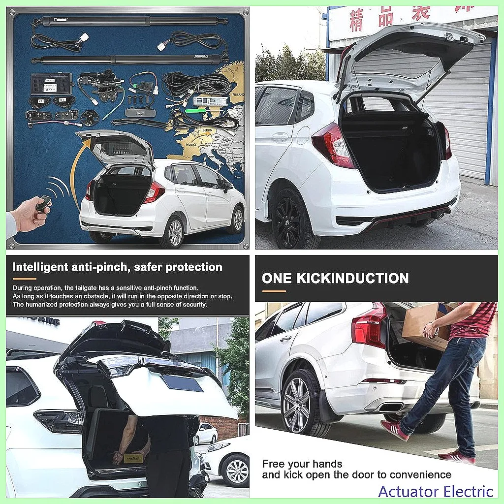 

Electric Tailgate Lift Kit for Honda Fit 2008-2020, Anti-Pinch Power Liftgate with Aluminum Suction Lock