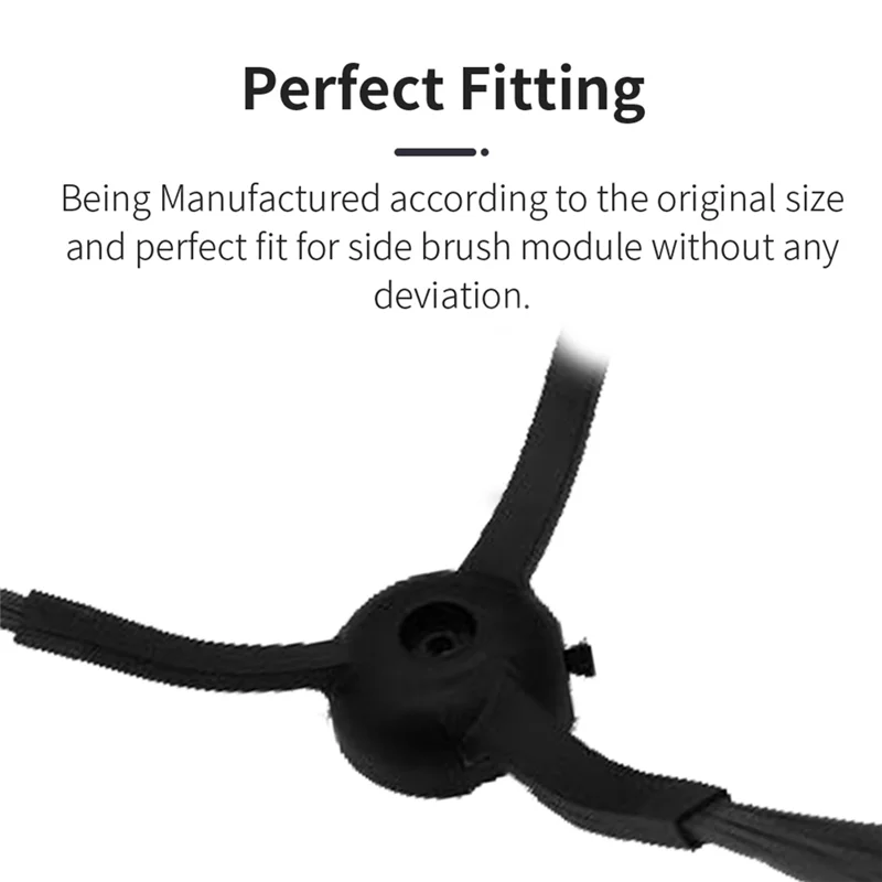 

ABGH-8Pcs Вакуумная боковая щетка для робота-пылесоса Airrobo T20, запасные части, моющаяся боковая щетка