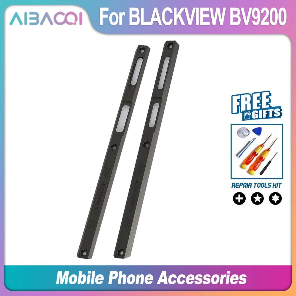 New Housing A Front Shell Middle Side Plastic Frame Cases Middle Case + Volume Button Parts For Blackview BV9200