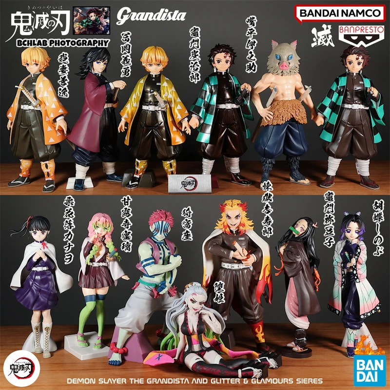 

Original Grandista Demon Slayer Kimetsu No Yaiba Tanjiro Zenitsu Rengoku Akaza Collection Figure Model | Anime Gift For Fans