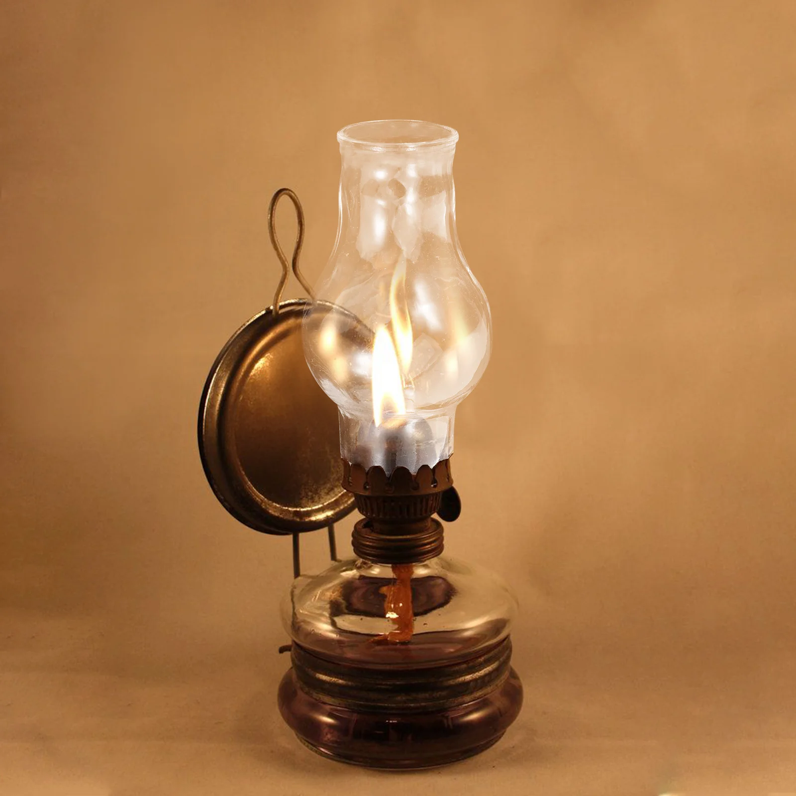 

2Pcs Clear Glass Lampshade for Lamps Vintage Design Simple Retrofit Accessory Oil Lamp Chimney Oil Lamp Shade