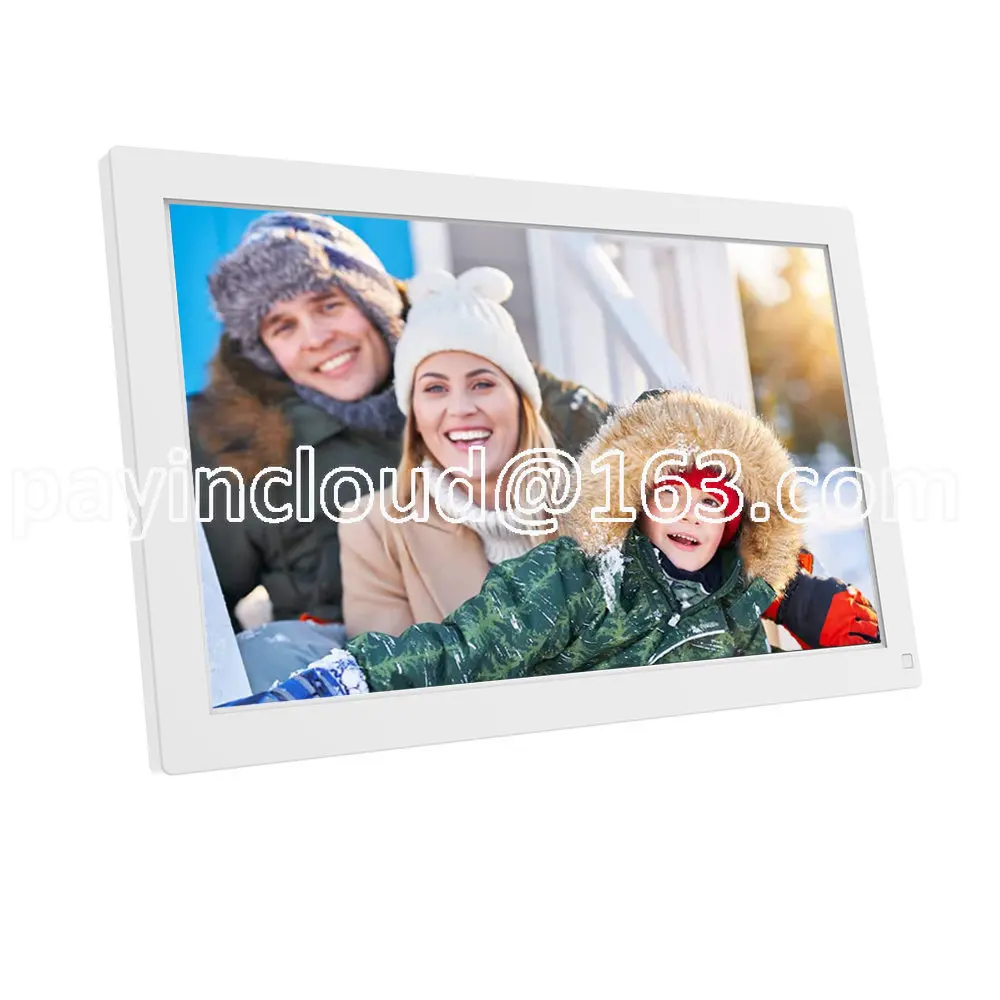 Cheapest Support USB SD Card Display Video Music Player LCD Picture Frames 15.6 Inch Digital Photo Frame with Remote Control