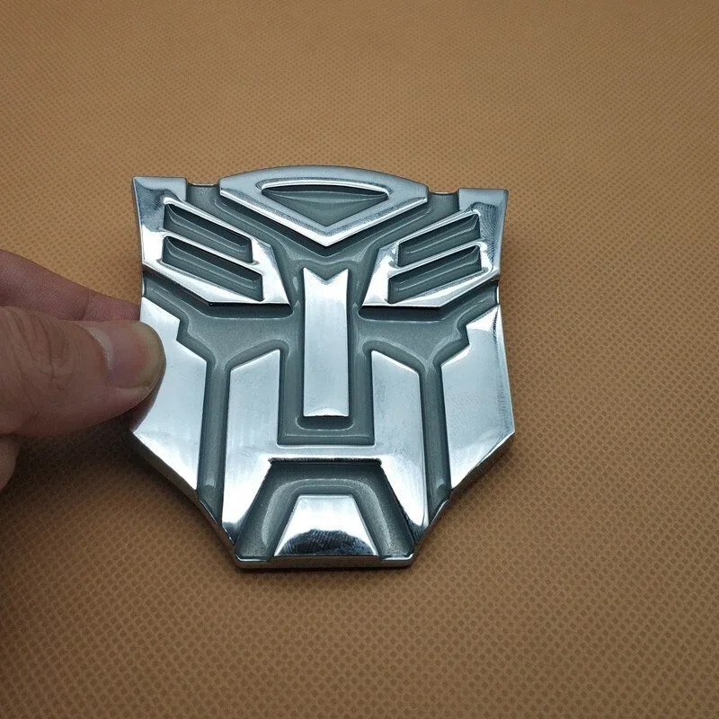 3D Metal SilverTransformers Autobots Car Emblem Racing SUV Coupe Badge for Car Truck Suv Motorcycle Etc. view 6