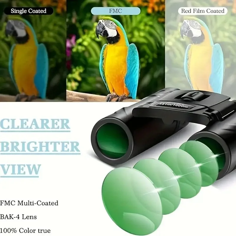 900X25MM Binoculars High Definition High Power Low Light Night Vision Concert Mobile Phone Photo Adult Artifact Professional