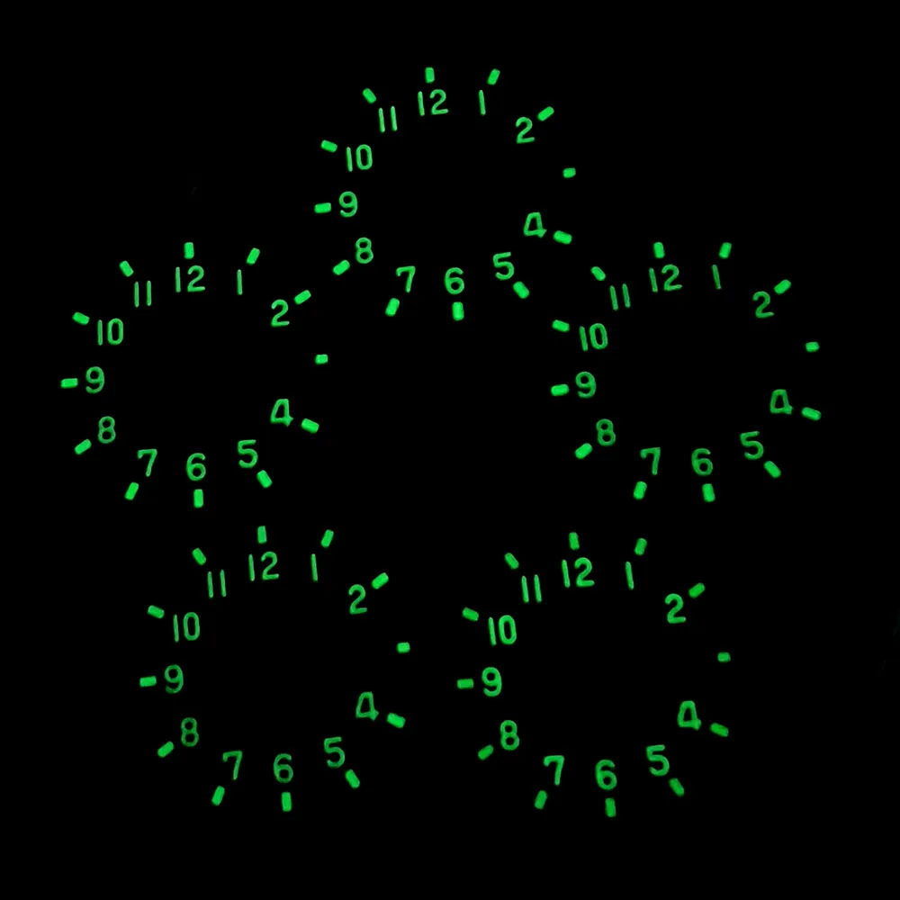 NH35 다이얼 32mm 시계 다이얼 맞춤형 로고 다이얼 NH35 NH36 무브먼트 시계 액세서리 용 녹색 발광 다이얼