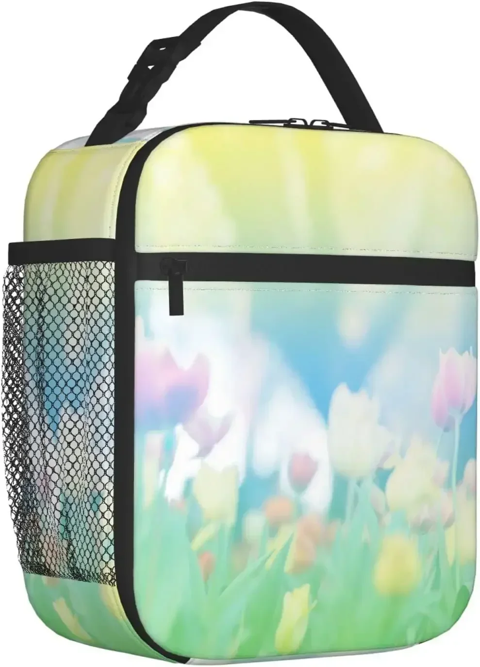 Tulip Lunch Bag Reusable  Box Insulated Leak Proof  Tote With Portable For Women Men    Work, Office, Picnic