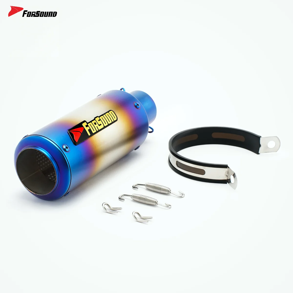 

Forsound Factory Wholesale: Motorcycle Exhaust System — Stainless Steel Short Muffler Tailpipe (51mm Inlet)