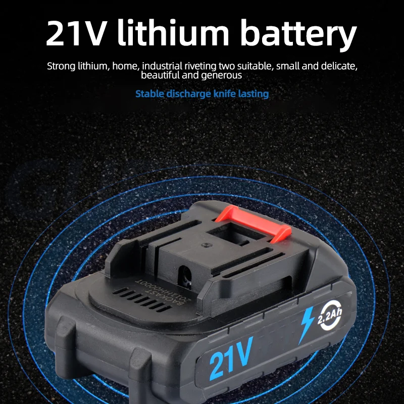 Pistola de remaches eléctrica 21V automática inteligente sin escobillas remachado sin escobillas de extracción de núcleo de múltiples especificaciones