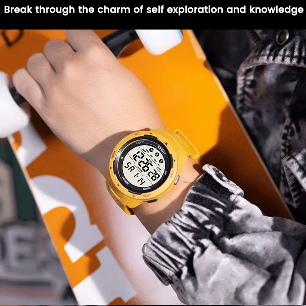 New Casual Sports Watch Simple Night Glow Electronic Watch Large Screen Digital Watch Outdoor Sports