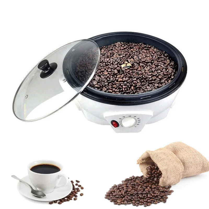 

Household Electric Coffee Bean Roaster 1200W Adjustable Temperature Popcorn Peanut Melon Beans Baking Multi Functional Machine