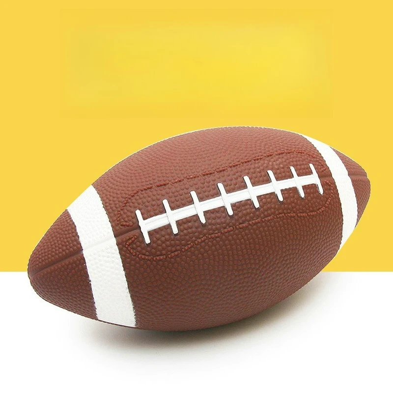17/21CM American Football Rugby Youth Inflatable Leather Ball Toy Preschool Student Team Game Teaching Ball Children's Ball