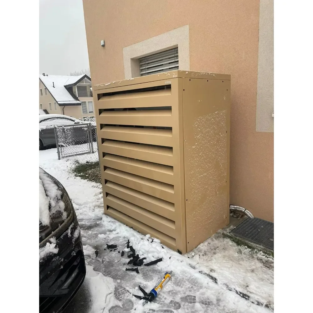 

Aluminum Air Conditioning Cover Carving Decorative AC Cover Unit Parts Outdoor Air Conditioning Cover