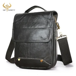 Hot Sale Genuine Leather Male Fashion Travel Tote Messenger Designer Satchel Cross-body Shoulder bag 8