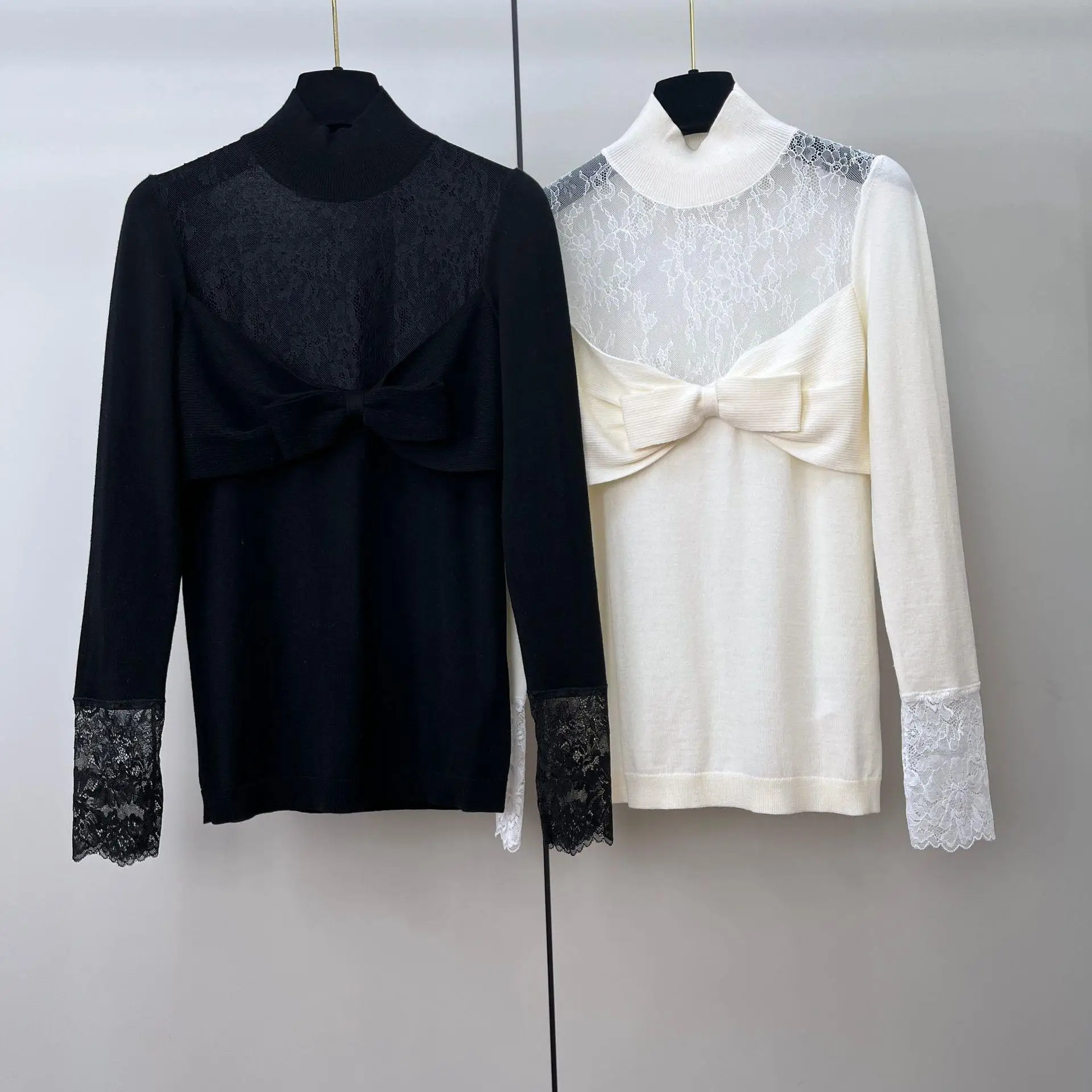 

Pure Desire Spicy Girl Lace Knot See tough Sle Sexy Top Women's Faion Spring 2026 New Arrival Clean Fit