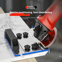 [YU]45° Angle Tile Chamfering Tool Angle Grinder Stand Tile Chamfer Cutting Tile Edge Smoother For Cutting Tile Ceramic Stone