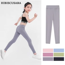 High Waist Naked Feeling Leggings Push Up Sport Girl Fitness Running Yoga Pants Seamless Leggings Gym Children Skinny Pants