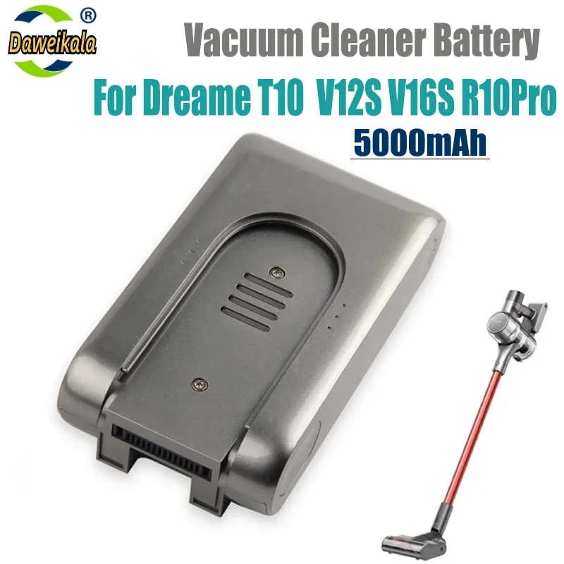 

For Xiaomi Dreame Vacuum Cleaner T10 V12S V16S R10Pro Handheld Cordless Vacuum Cleaner Accessory Parts 25.2V 5000mAh Battery