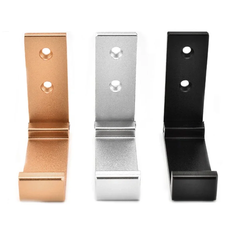 Supporto per supporto pieghevole per cuffie Gancio per gancio da parete in lega di alluminio