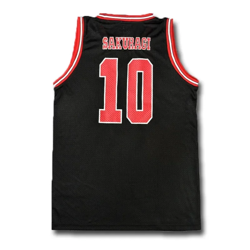 

VT63 Anime Sakura AGI Hanamichi Rukawa cosplay slam dunk Jersey Shohoku school basketball team 1-15 Jersey quality sportsweCOSPL