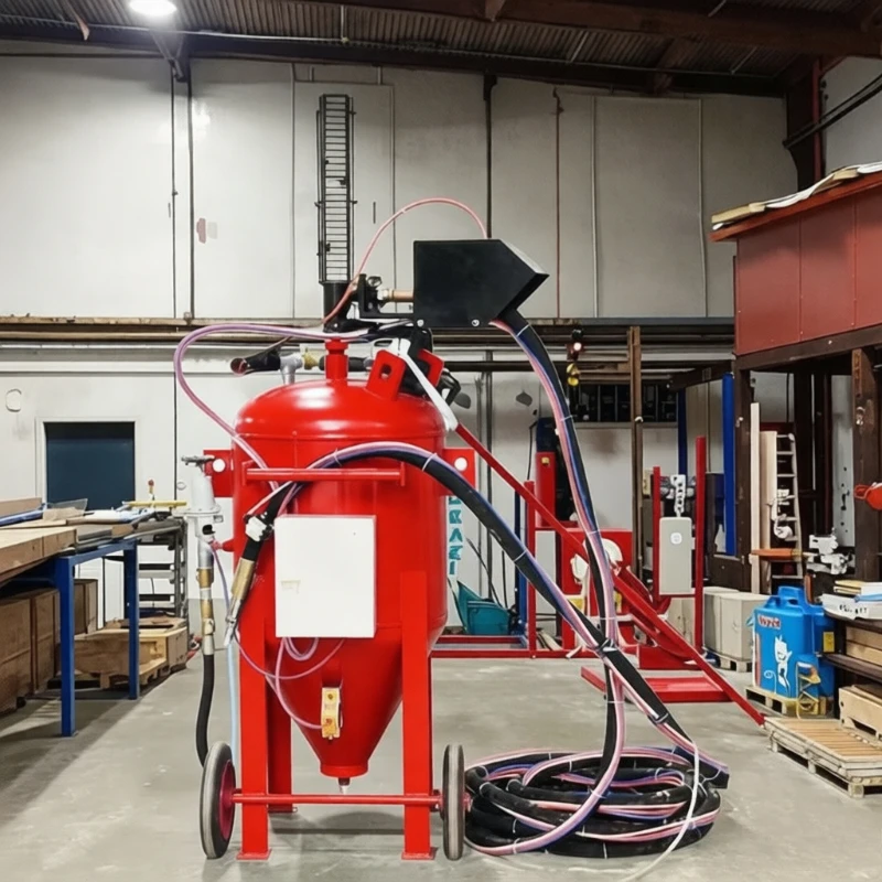 

Wholesale Sandblasters Pot Equipment Automatic Sand Blasting Machine Metal Surface Cleaning Portable Wet Sandblasting Machine