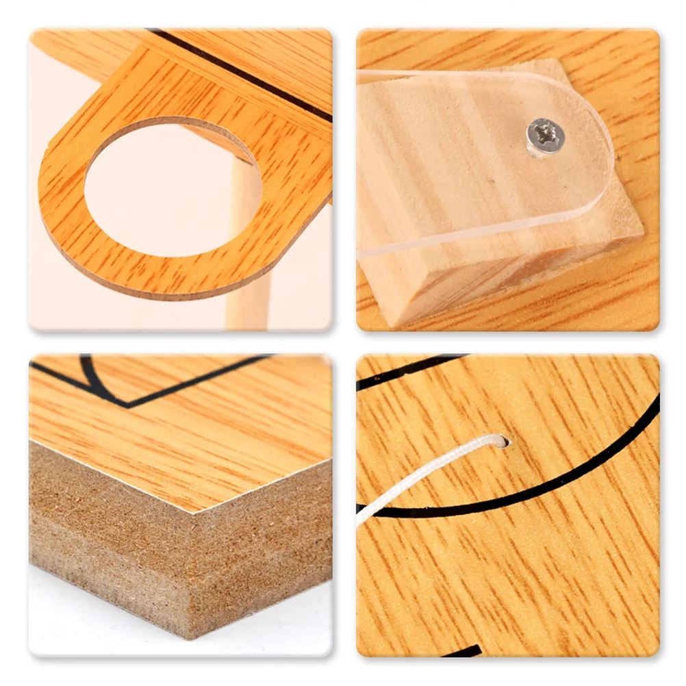 

1Set Mini Wooden Finger Basketball Desktop Basketball Game Enhance Hand Flexibility Parent Child Entertainment