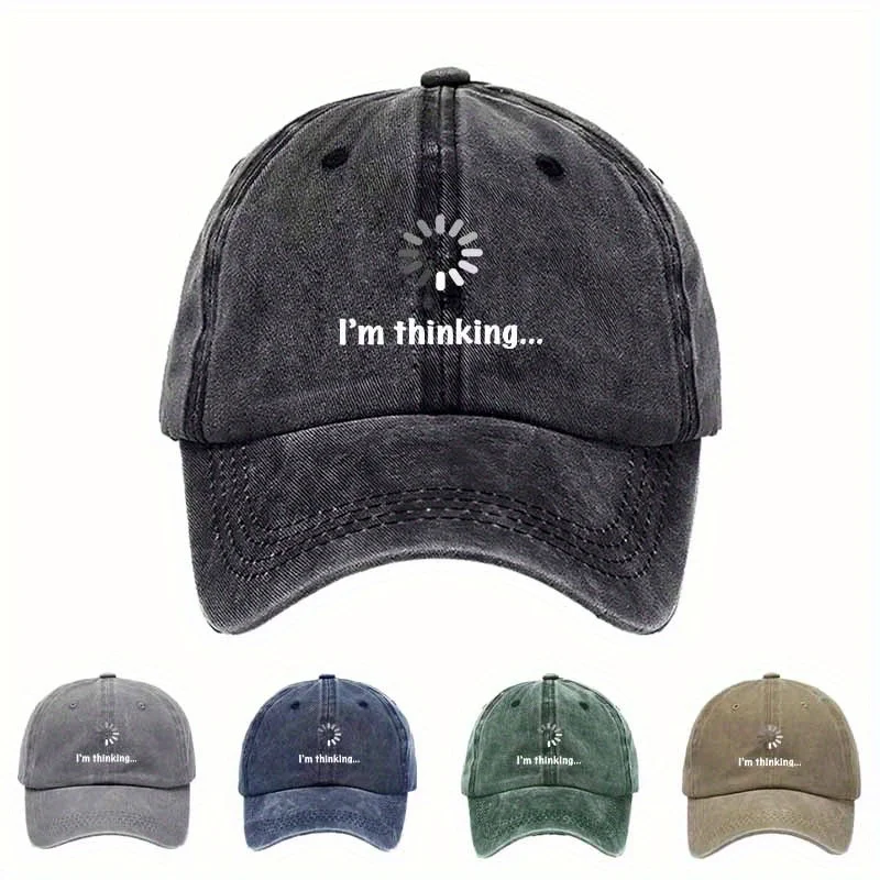 

A Stylish Casual Baseball Cap That Thinks for Itself, Adjustable in Size, Suitable for Both Men And Women, Perfect for Relaxed O