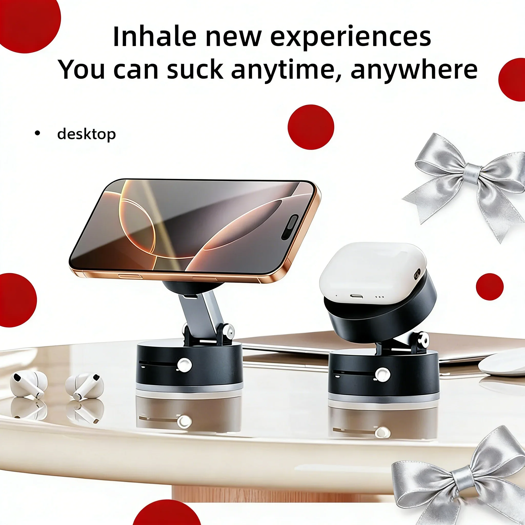 

Вечеринка необходимое! Регулируемое вакуумное магнитное крепление для телефона — держатель громкой связи для автомобиля/тренажерного зала/зеркала и всех плавных поверхностей