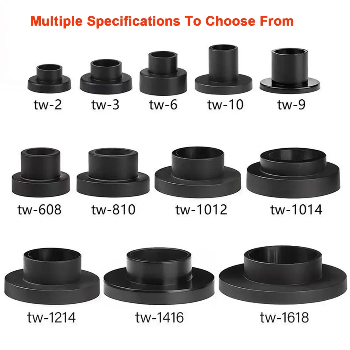20-500Pcs M2~M16 Screw PA66 Nylon Transistor Gasket The Step T-Type Plastic Washer Insulation Spacer Screw Thread Protector ﻿