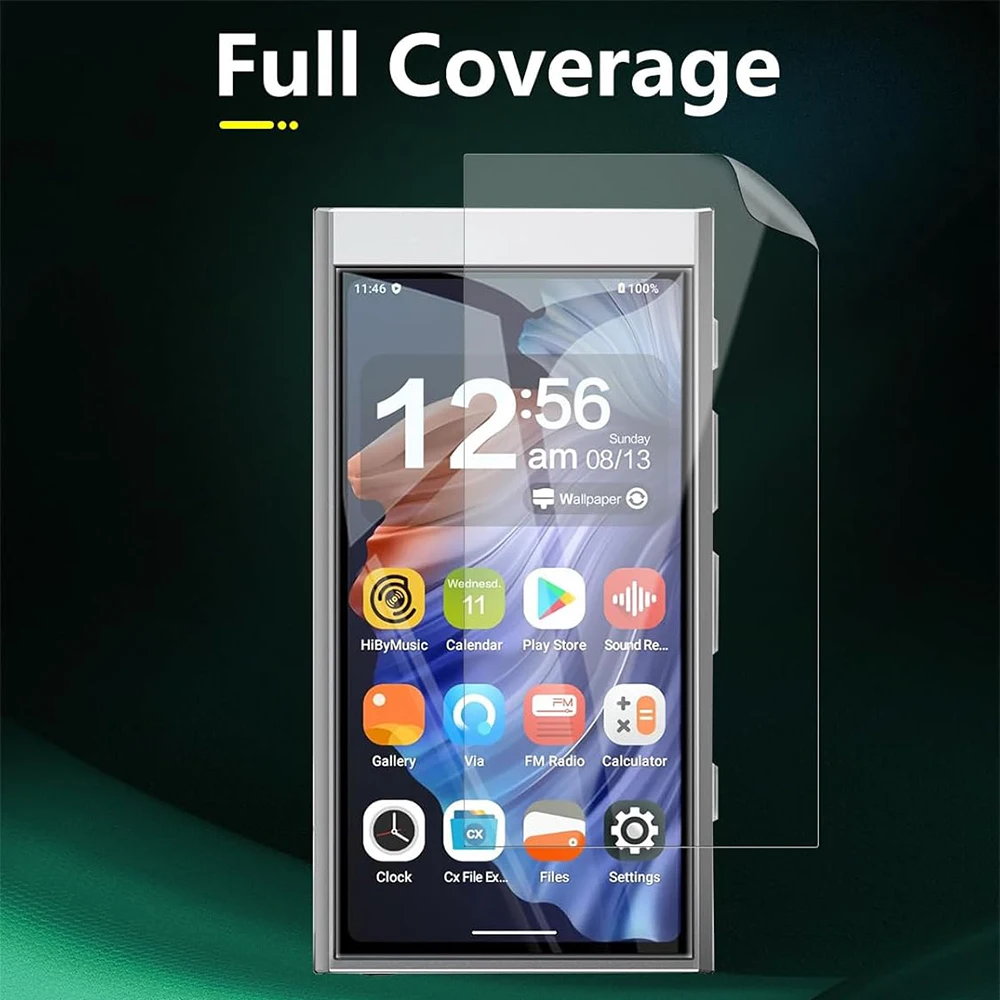 2-5 PCS PET Clear Soft Protective Film Screen Protector Cover For HiBy Digital M300 4