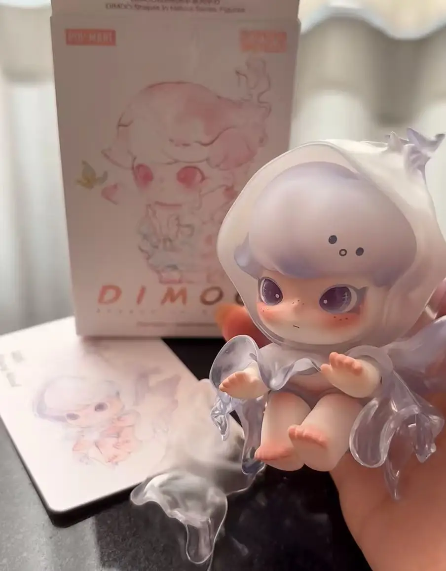POP MART DIMOO Кавайная аниме-фигурка из серии «Формы природы», загадочная кукла в закрытой упаковке для девочек, коллекционная игрушка-сюрприз.