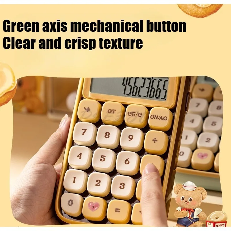 NS043 Multifunctional Calculator with Green Axis Computer Keyboard  Suitable for Office Financial and Commercial Use