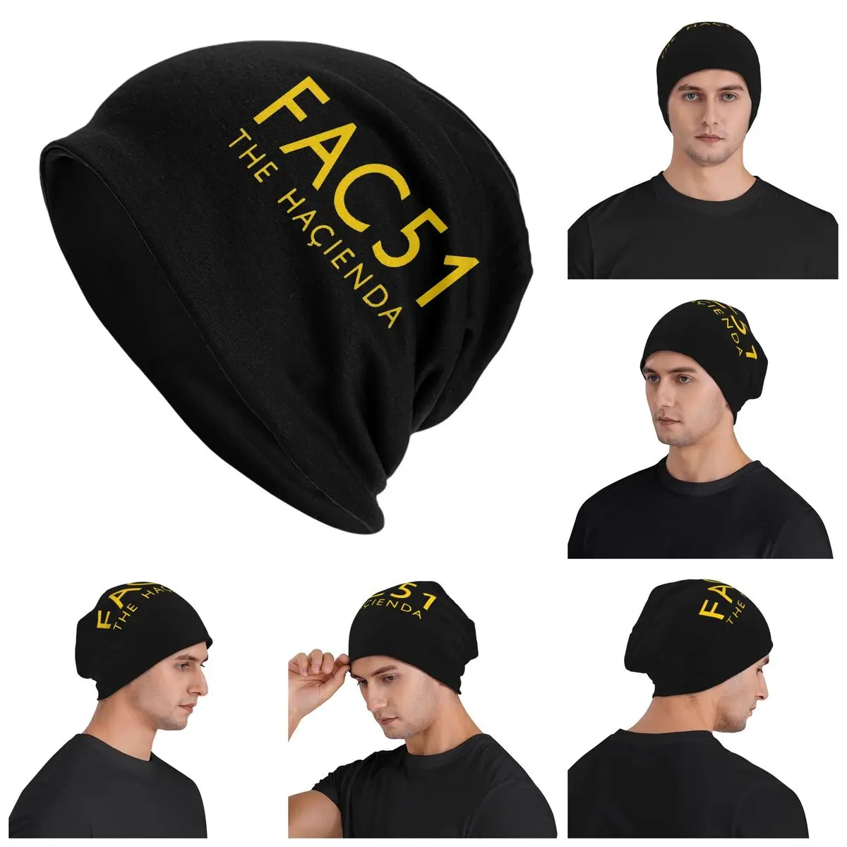

Fac51 Prime 8 Warm Knitted Cap Fashion Bonnet Hat Autumn Winter Outdoor Beanies Hats for Men Women Adult