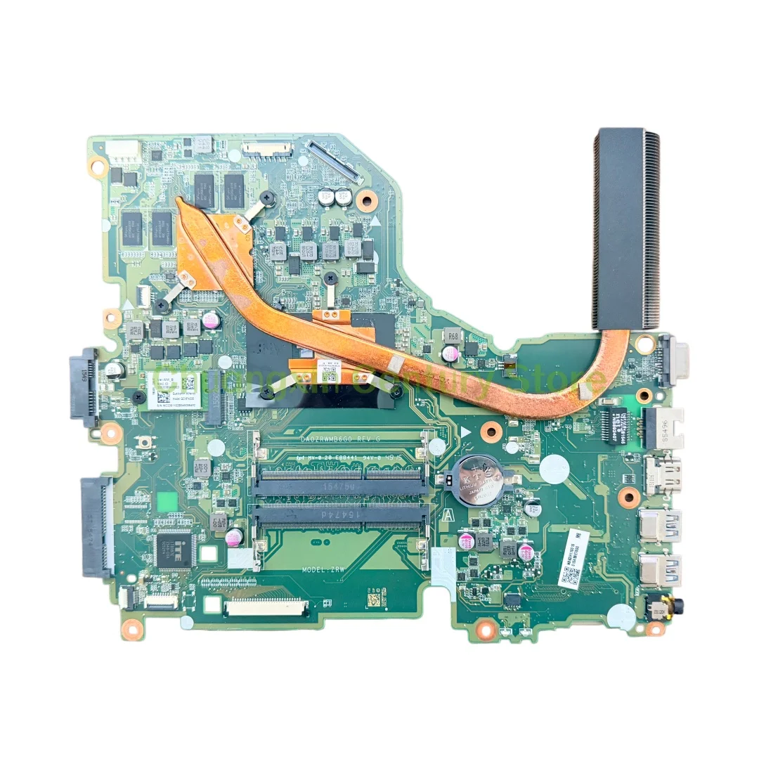 DA0ZRWMB6G0 motherboard suitable for Acer Aspire E5-574 E5-574G F5-572 V3-575G Laptop with I3 I5 I7-6TH CPU UMA \GPU100% test ok