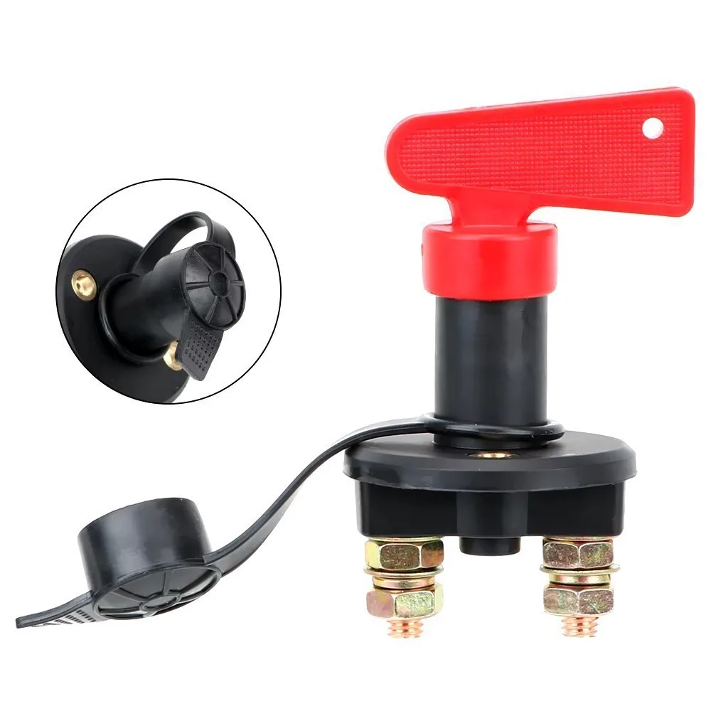 Waterproof Battery Disconnect Switch Rotary Master Cut Off Isolator For Car Boat Truck Automotive Power Management Accessory