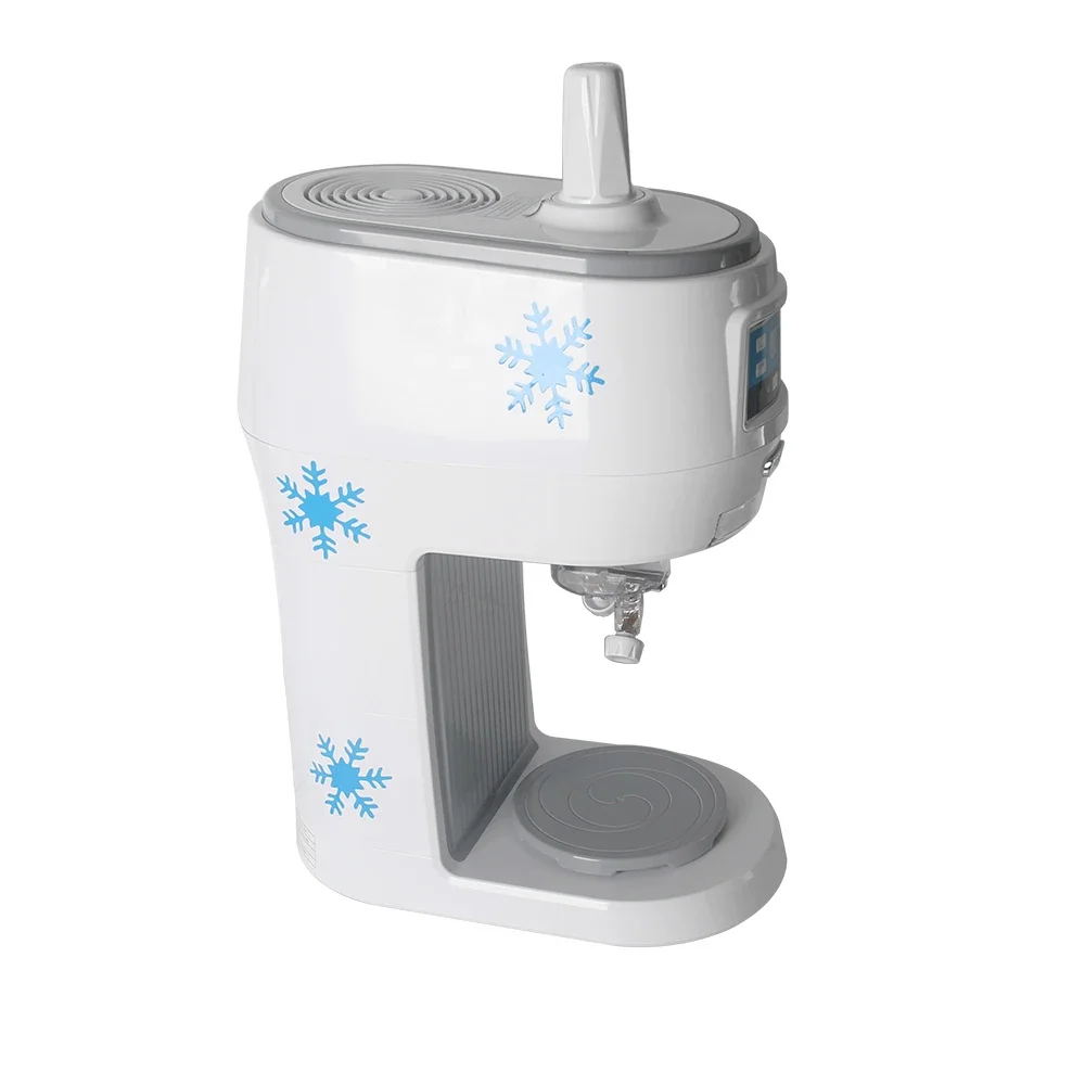 Semi-automatic Snowflakes Maker  Electric Smoothies Snowflake Ice Shaved Crusher 70kgs/h