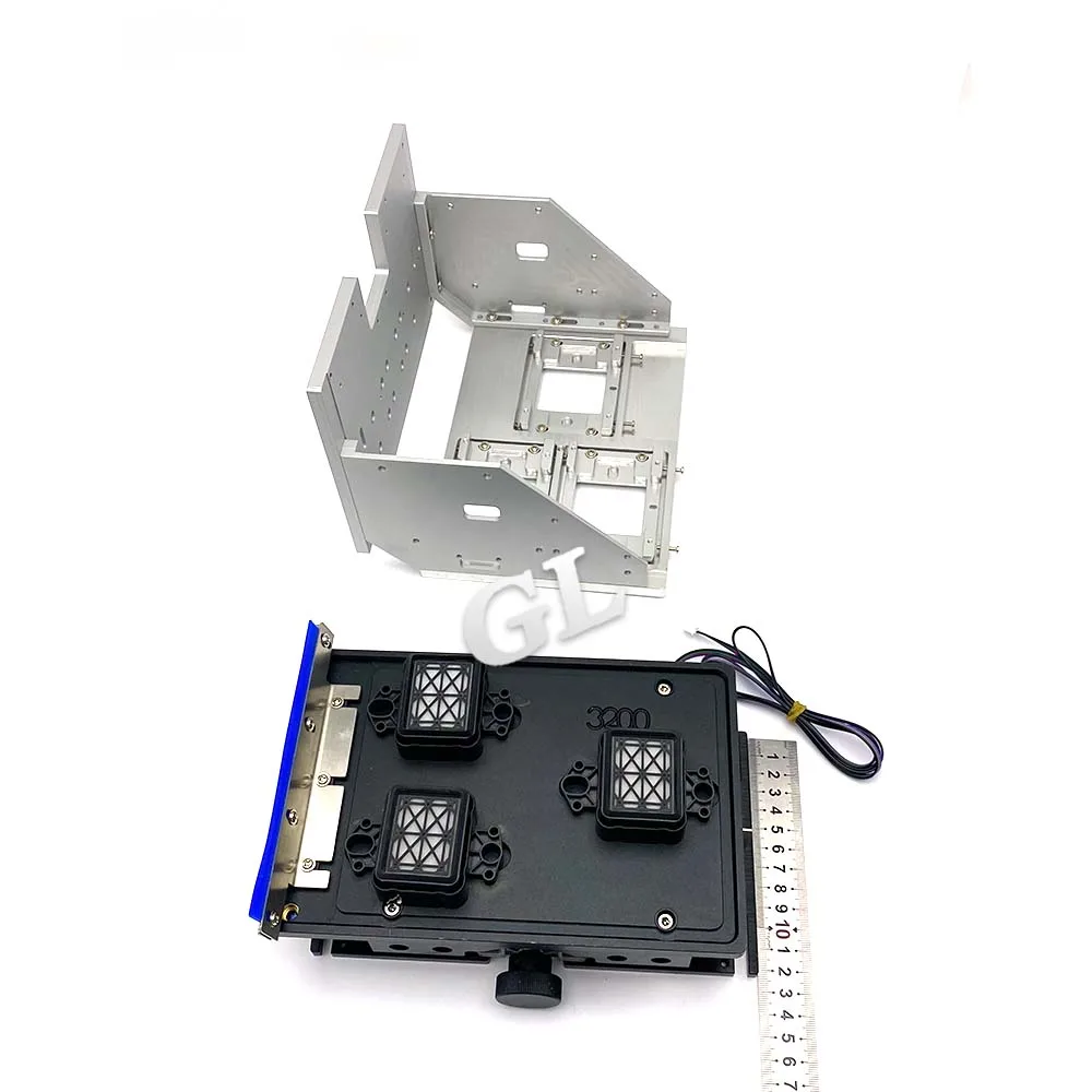 

3head Carriage Capping Station for I3200 Head Pump Assembly with Single Motor Aluminum alloy with capping head hold
