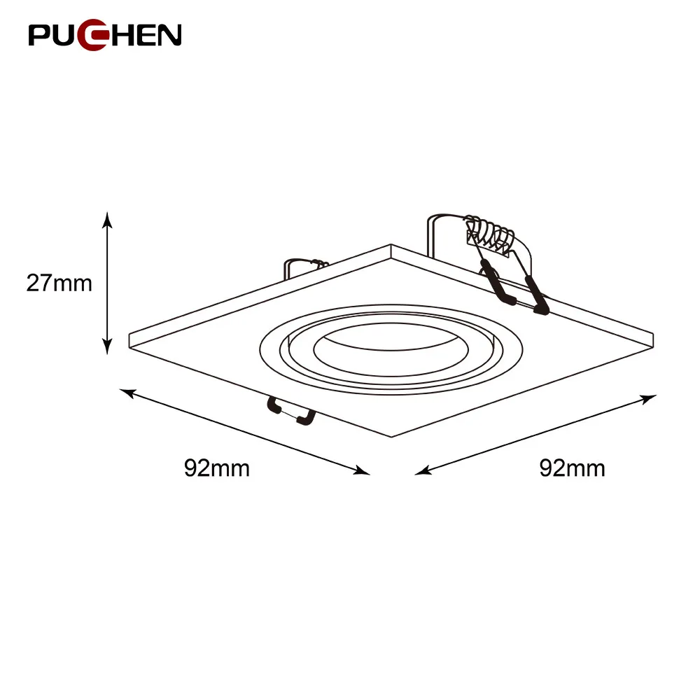 Nordi-luz de techo empotrada de estilo Simple para dormitorio, estudio, sala de estar, cocina, Bar, fiesta, 2022