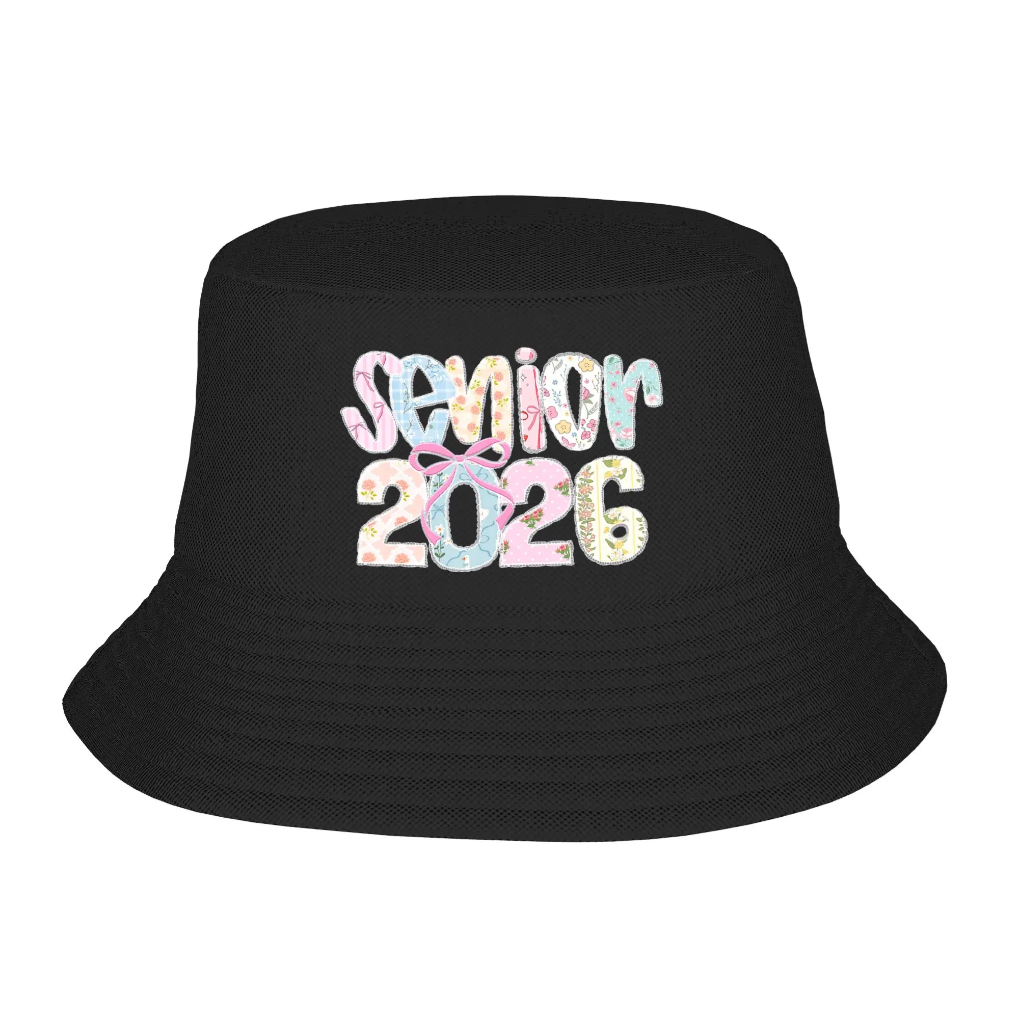 Teen Kawaii Class of 2026 Senior Graduation Bucket Hat Merch  Bob Hat For Beach Headwear Lightweight